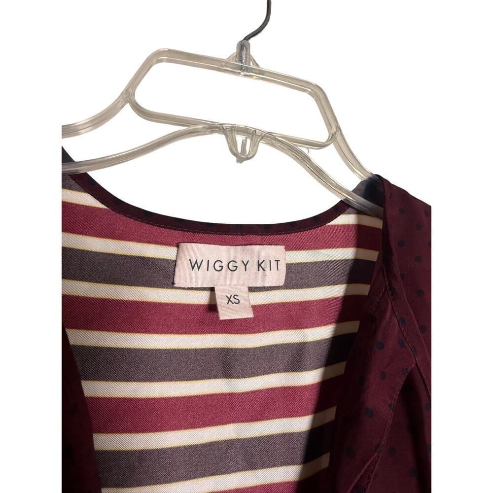 Wiggy Kit Libertine Multi Silk Top Women's Sz. XS - Picture 6 of 10